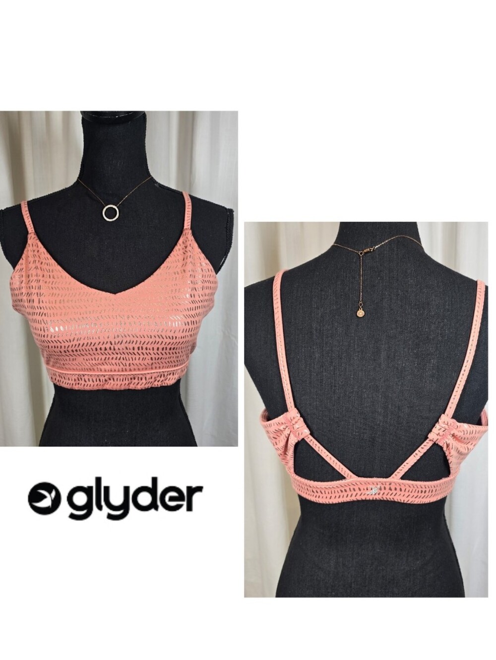 Glyder Strappy Back Yoga Sports Bra